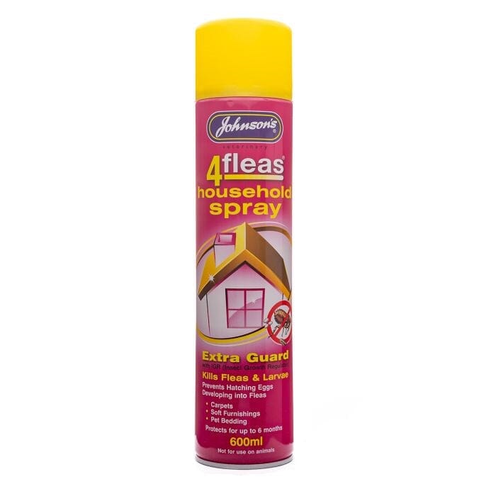 Johnsons 4fleas Household Flea Spray 600ml Dog Healthcare Johnsons