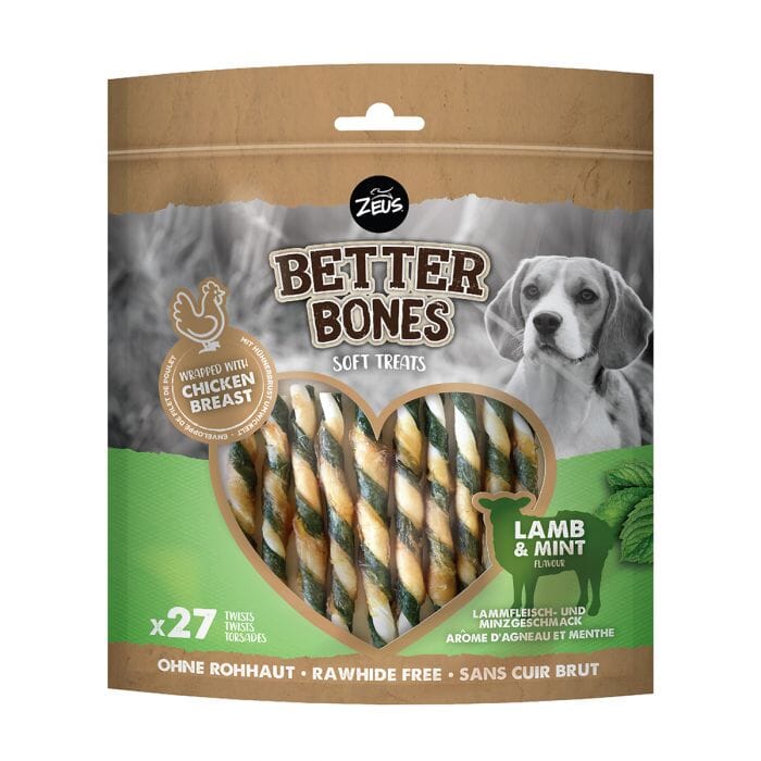 Zeus Bones Lamb Wrapped Sticks 308g Zeus