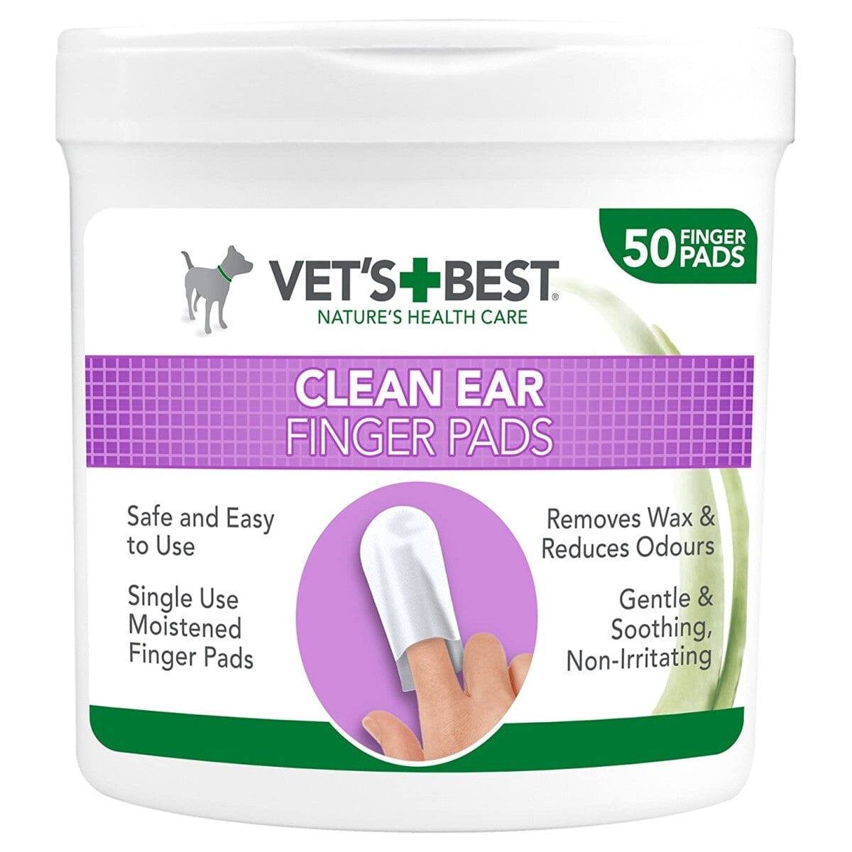 Vets Best Ear Finger Pads 50 Pack Vets Best