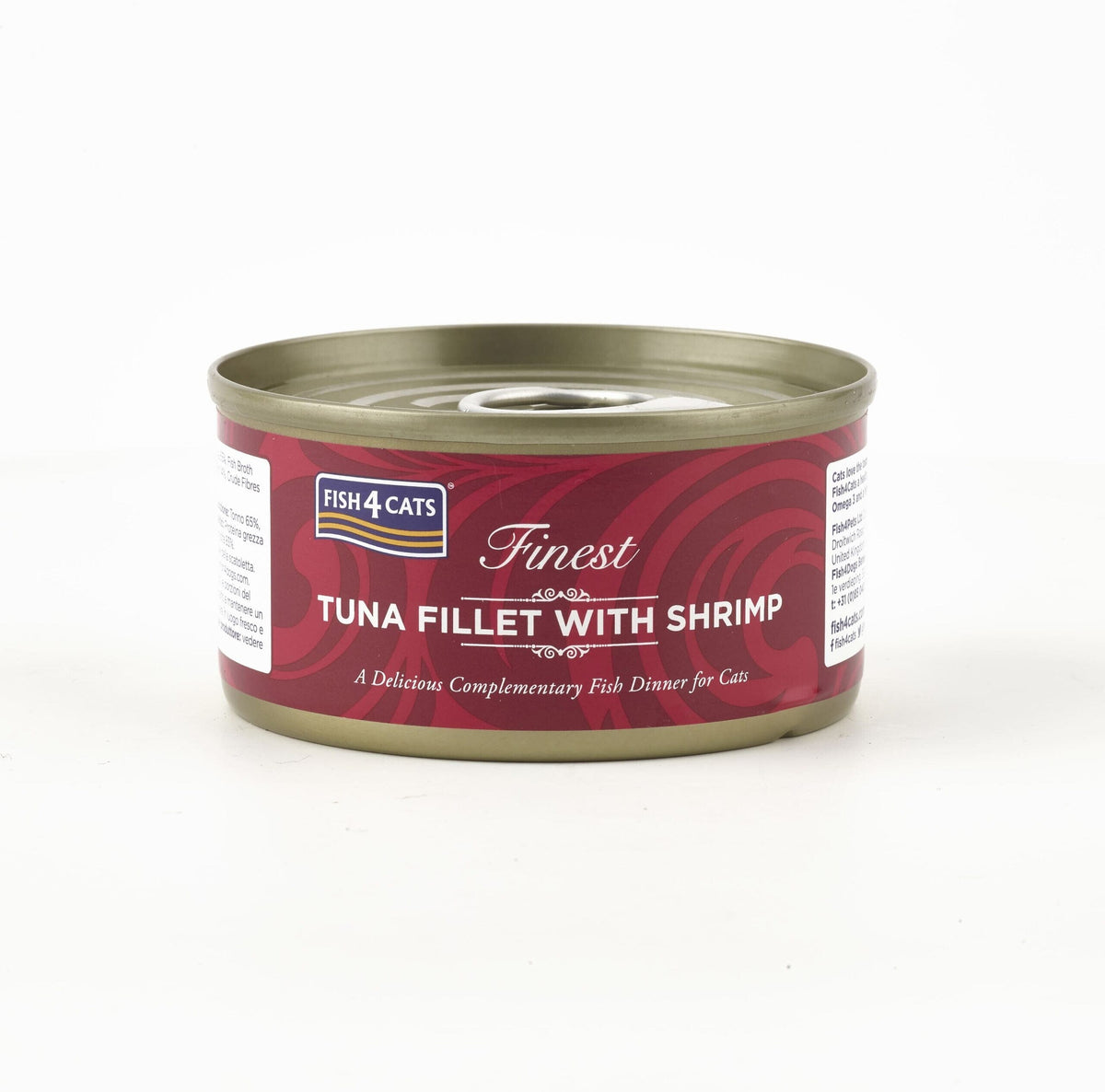 Fish4Cats Finest Tuna Fillet with Shrimp Wet Cat Food 70g Wet Cat Food Fish4Cats