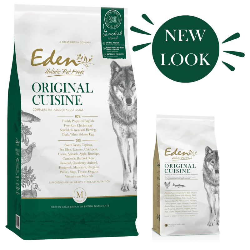 Eden Original Cuisine 80/20 Dry Dog Food 2kg – Medium Kibble Dry Dog Food Eden