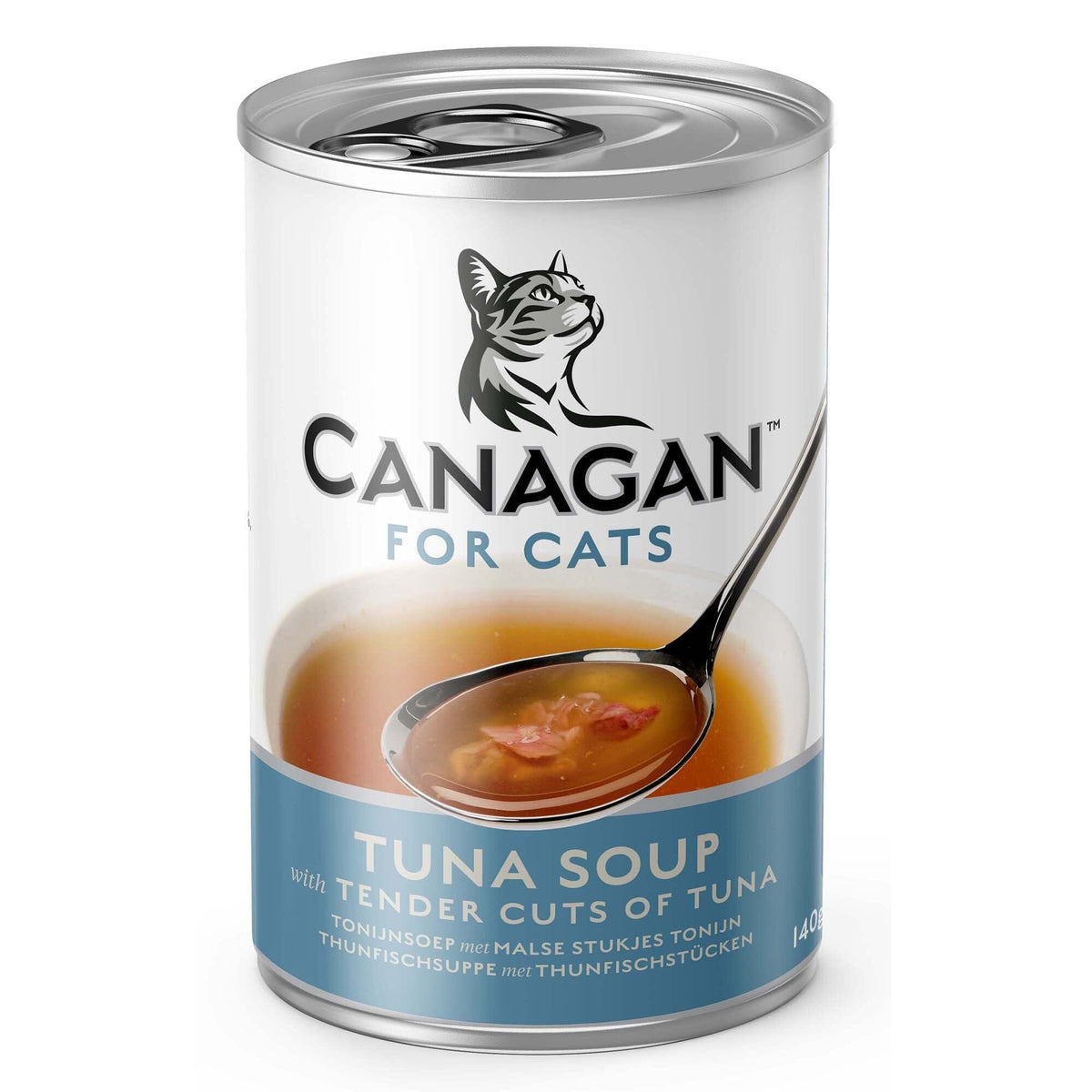 Canagan Tuna Soup Cat Food Topper 140g – product pack