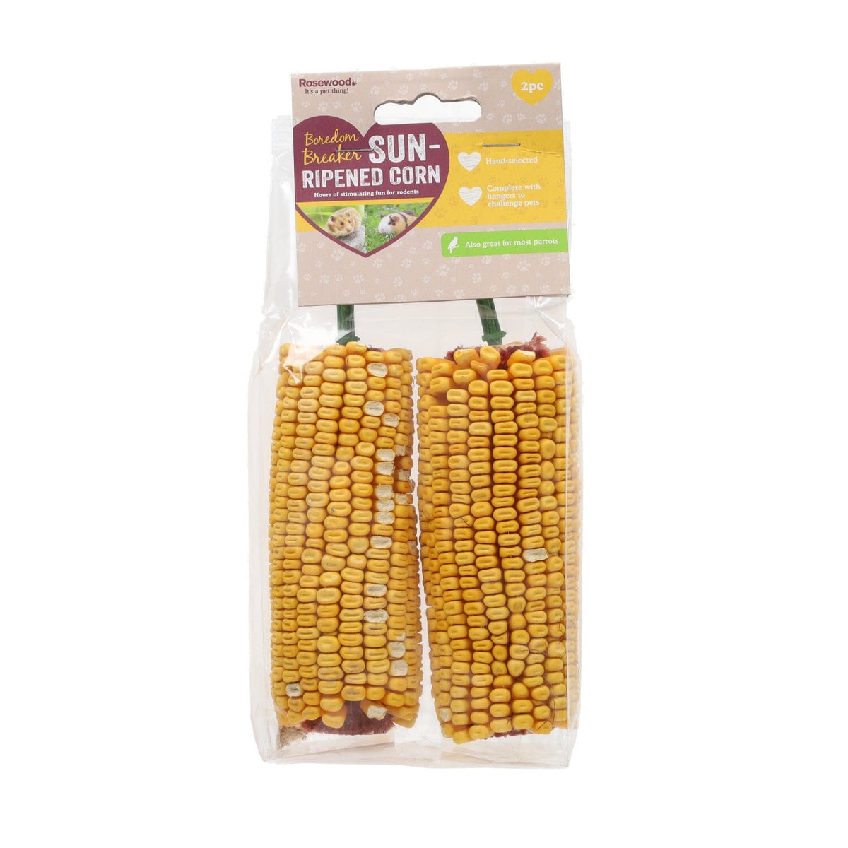 Rosewood Sun-Ripened Corn 2 Pack Small Animal Treats Rosewood