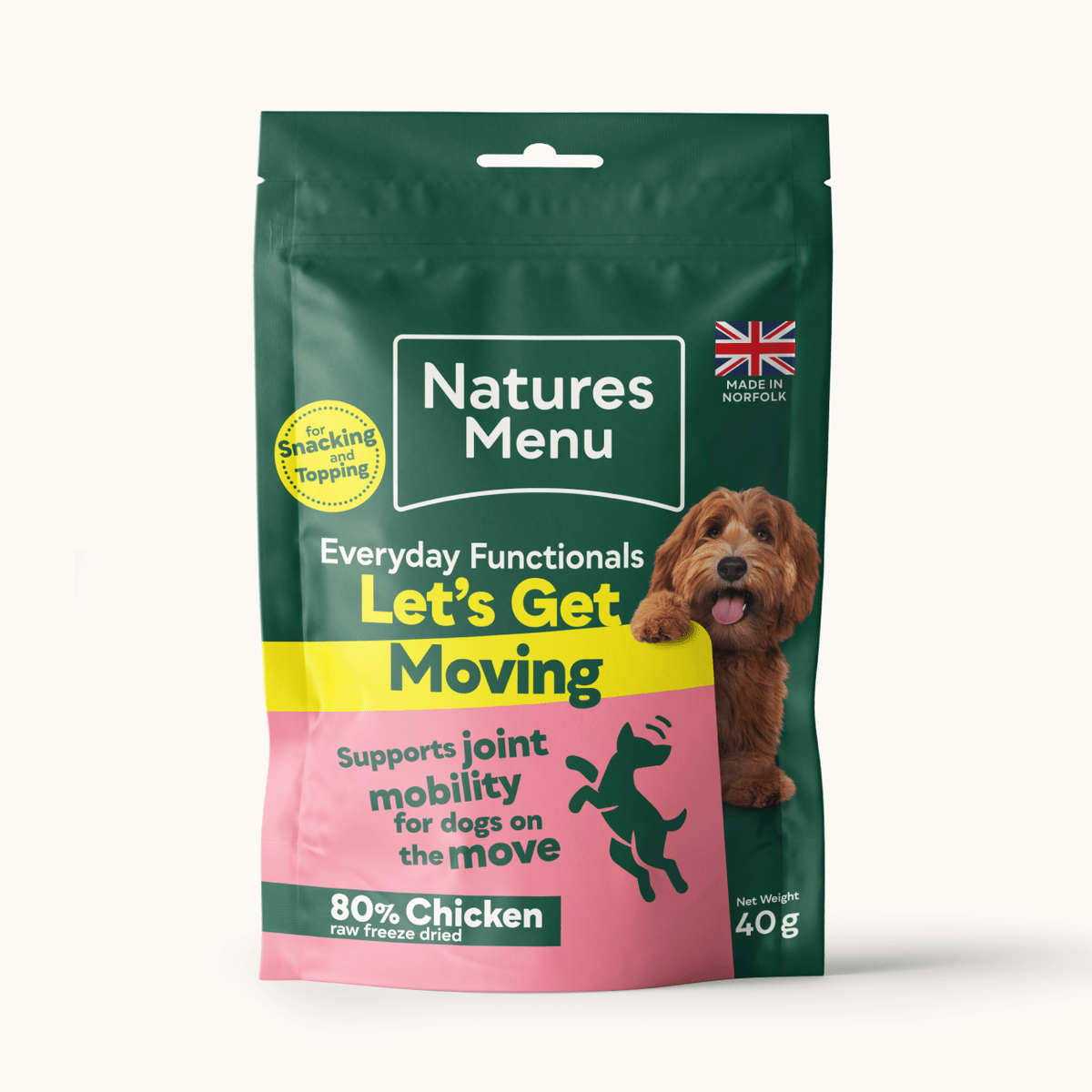 Natures Menu Let's Get Moving Dog Treats 40g Dog Treats Natures Menu