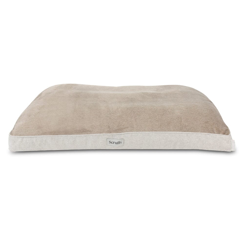 Scruffs Harvard Memory Foam XL Pearl Grey 120X75CM Dog Beds Scruffs