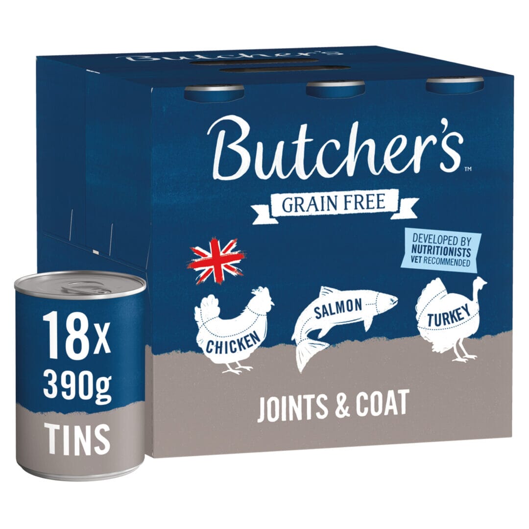 Butchers Joints & Coats 18x390g Wet Dog Food Butchers