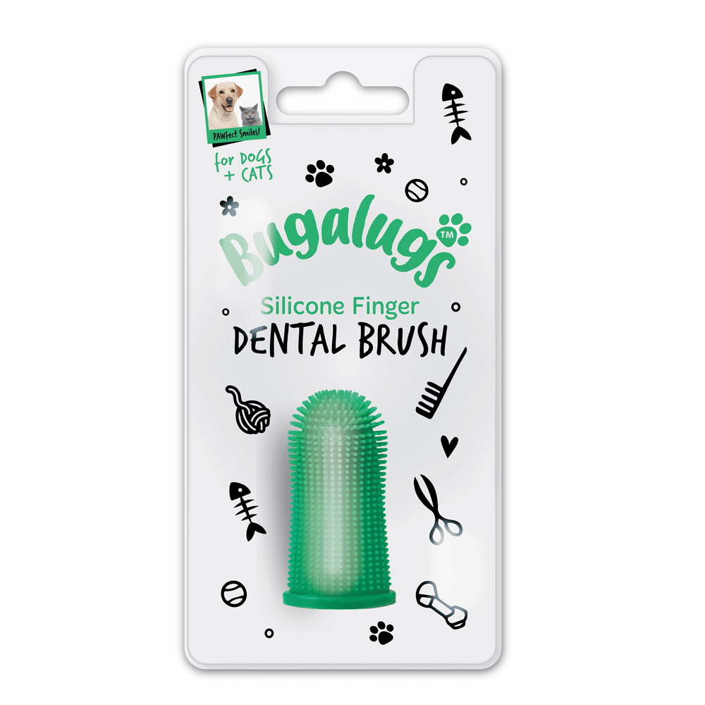 Bugalugs Silicone Finger Dental Brush Dog Healthcare Bugalugs