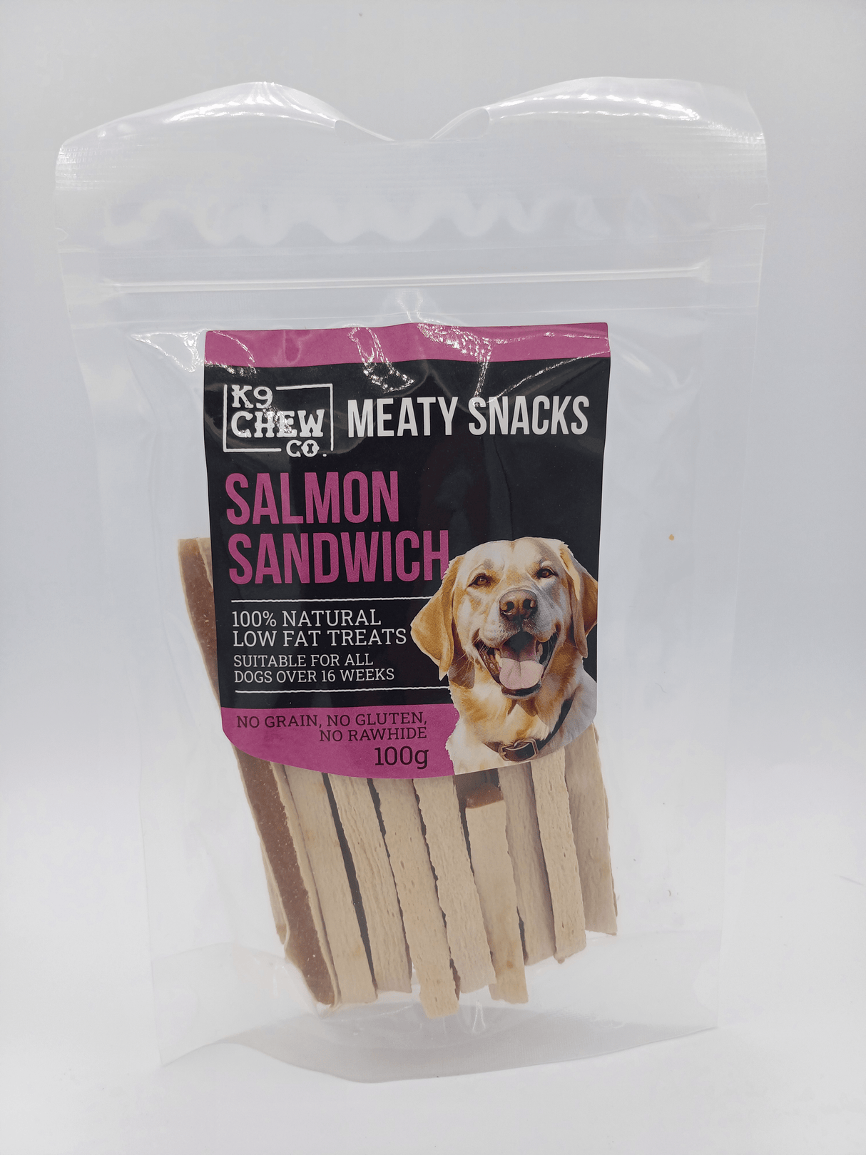 K9 Chew Salmon Sandwich 100g K9 Chew