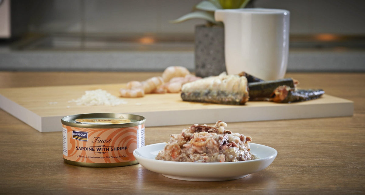 Fish4Cats Finest Sardine with Shrimp Wet Cat Food 70g Wet Cat Food Fish4Cats
