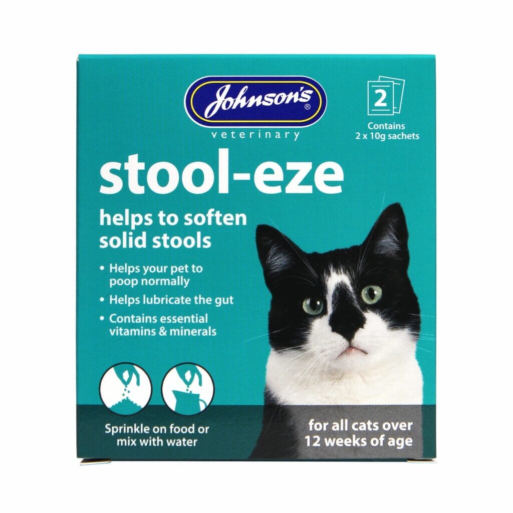 Johnson’s Stool-Eze for Cats 2 x 10g Sachets Cat Healthcare Johnson's
