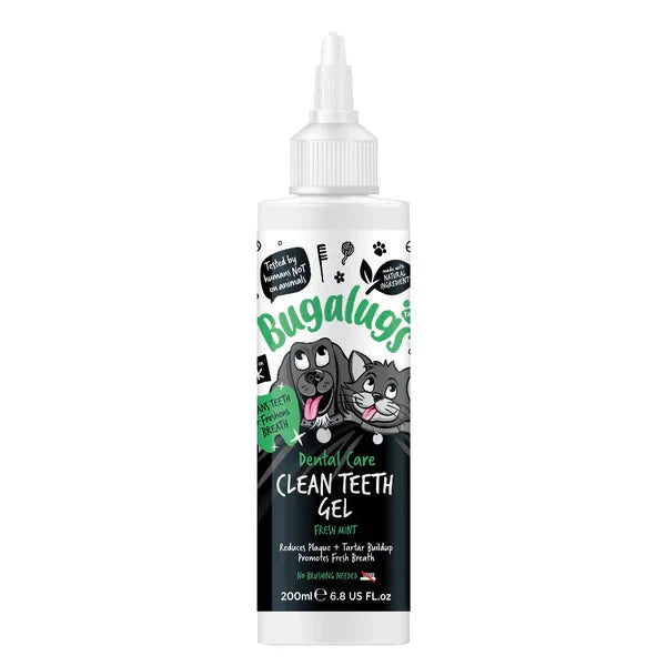 Bugalugs Clean Teeth Gel Fresh Mint 200ml Bugalugs