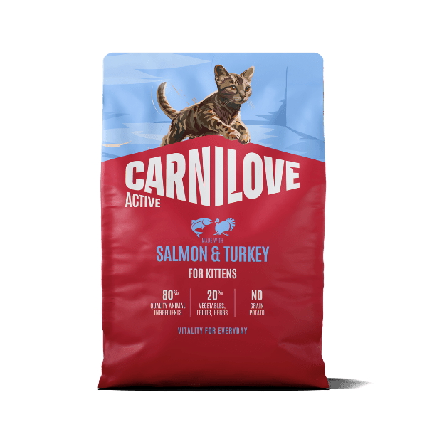 Carnilove ACTIVE Salmon & Turkey Kitten Dry Cat Food 2kg Dry Cat Food Carnilove