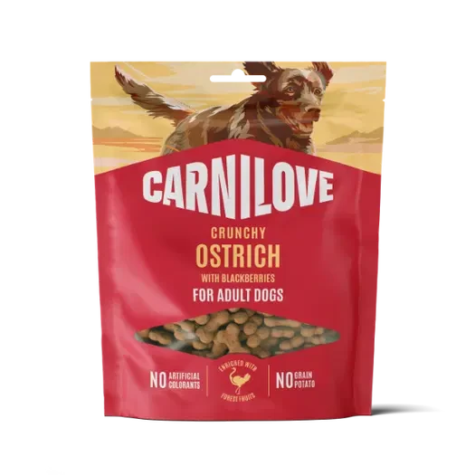 Carnilove Ostrich with Blackberries Crunchy Dog Treats Dog Treats Carnilove