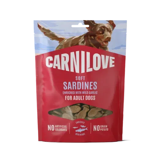 Carnilove Sardines with Wild Garlic Soft Dog Treats 200g Dog Treats Carnilove