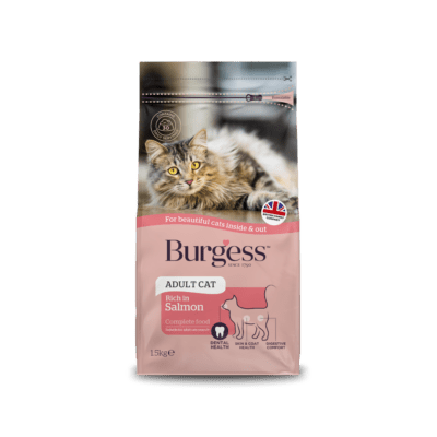 Burgess Cat Adult Salmon 4kg Burgess