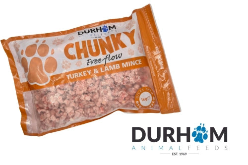 DAF Freeflow Chunky Turkey & Lamb 1kg Durham Animal Feeds 