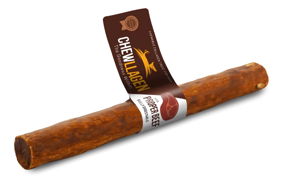 Chewllagen Beef Roll 10" Dog Treats Chewllagen