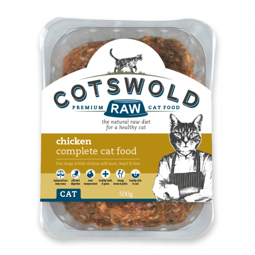 Cotswold Raw Cat Food Chicken Complete 500g Cotswold Raw 