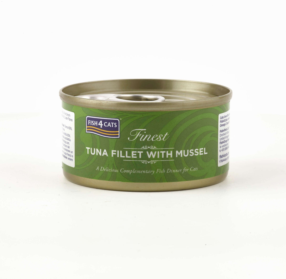 Fish4Cats Finest Tuna Fillet with Mussel Wet Cat Food 70g Wet Cat Food Fish4Cats