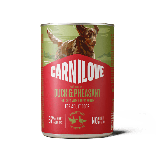 Carnilove Duck & Pheasant Pâté Wet Dog Food 400g Wet Dog Food Carnilove