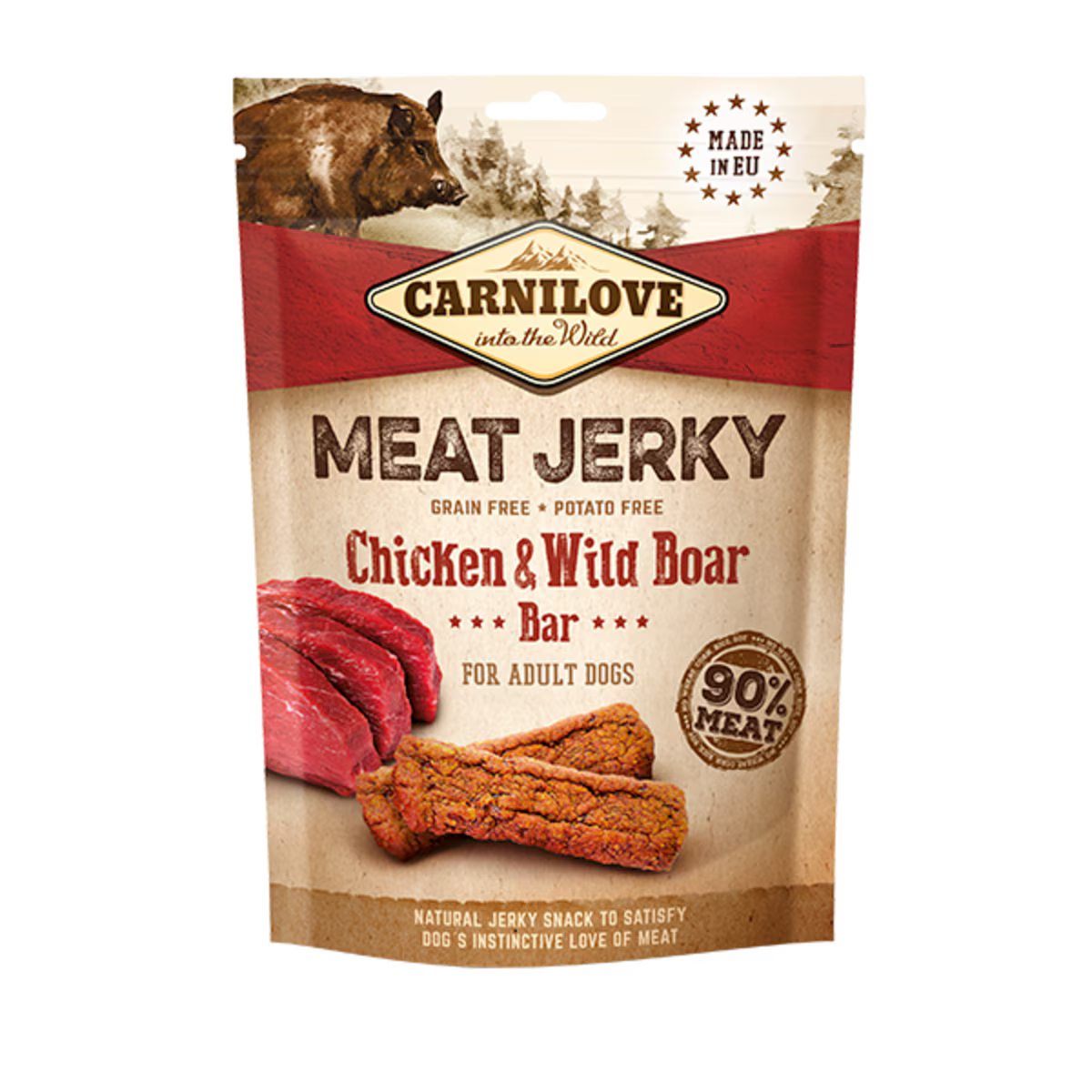 Carnilove Dog Jerky Treats Chicken & Wild Boar 100g Carnilove