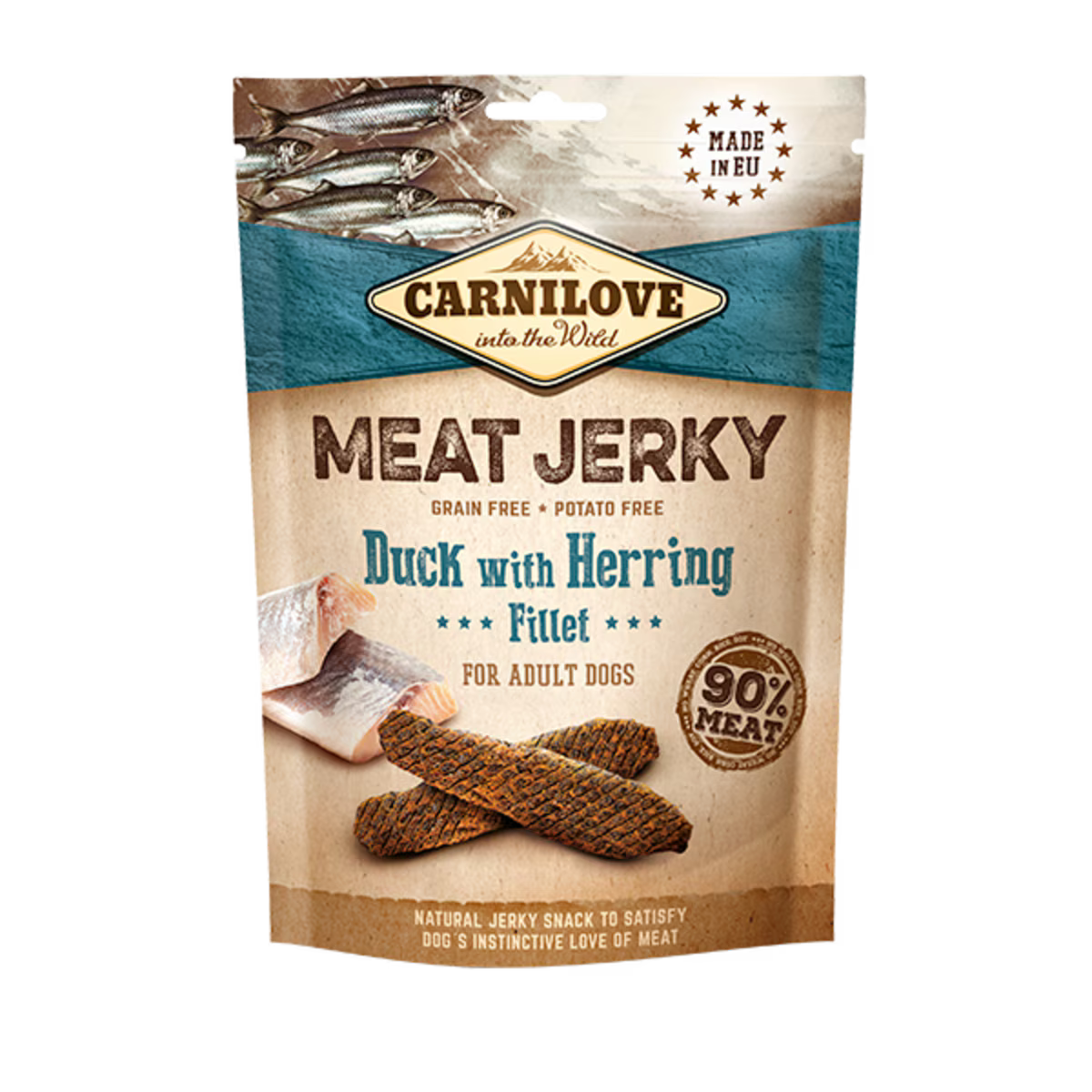 Carnilove Dog Jerky Treats Duck & Herring 100g Carnilove