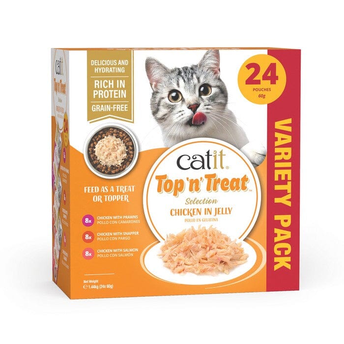 Catit Top N Treat Chicken Variety 24x60g Catit