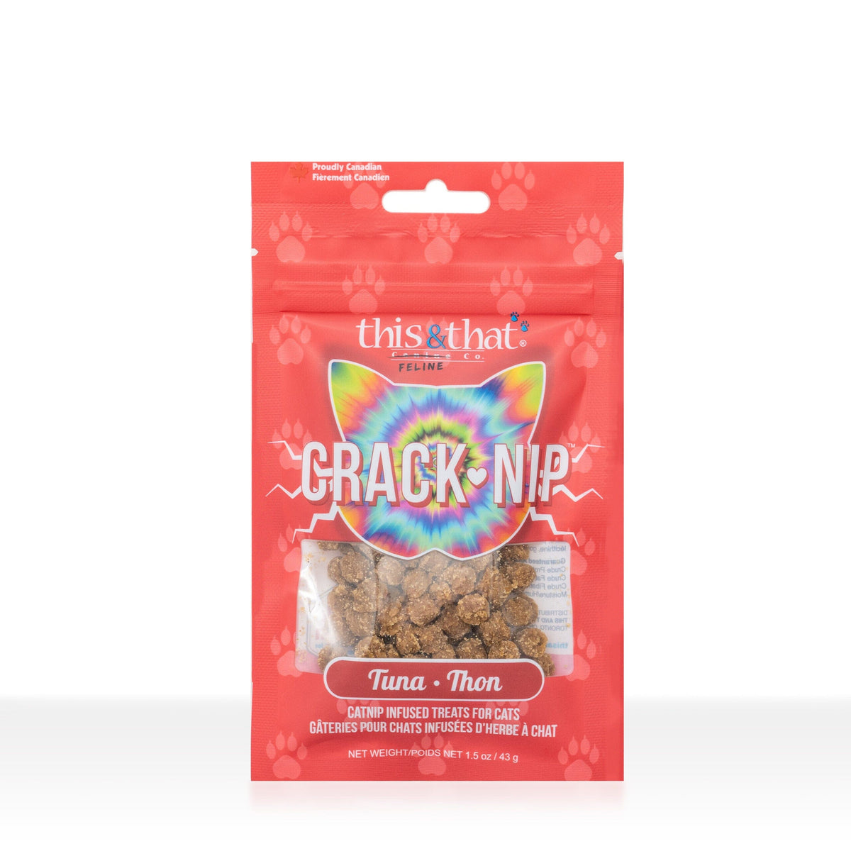 Crack-Nip Tuna & Catnip Cat Treats 43g Cat Treats This & That