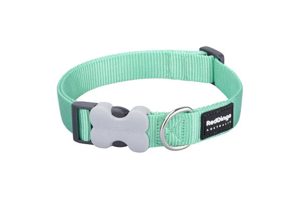 Red Dingo Pastel Dog Collar Red Dingo Pastel Green Small