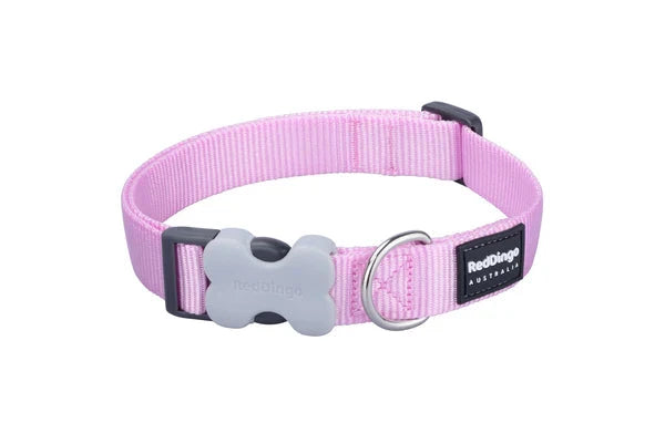 Red Dingo Pastel Dog Collar Red Dingo Pastel Pink Small
