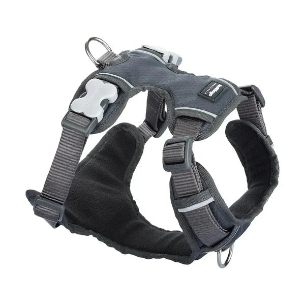 Red Dingo Padded Harness Red Dingo Medium Cool Grey
