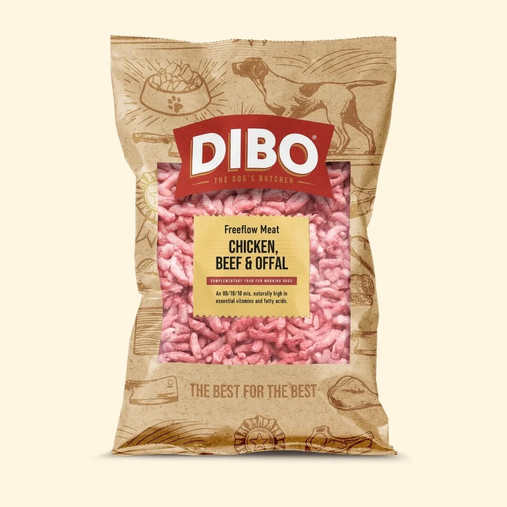 DIBO Chicken, Beef & Offal Complete 1kg ❄ Raw Dog Food Dibo
