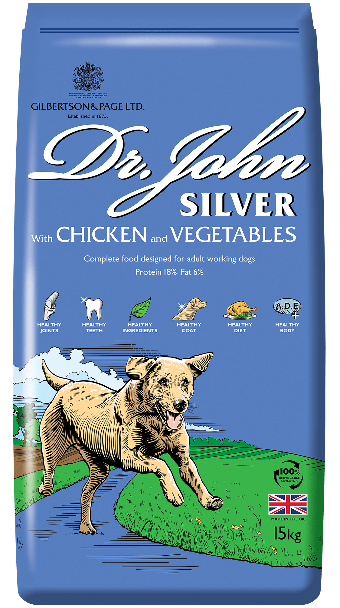 Dr John Silver 15kg Dry Dog Food Dr John