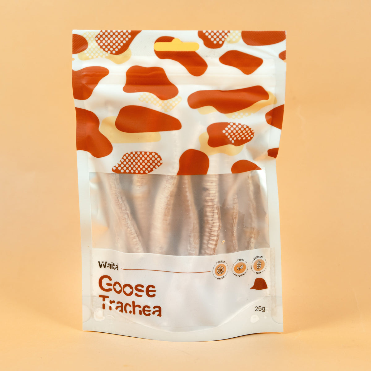 Waita Freeze Dried Goose Trachea 25g Freeze Dried Pet Treats Waita
