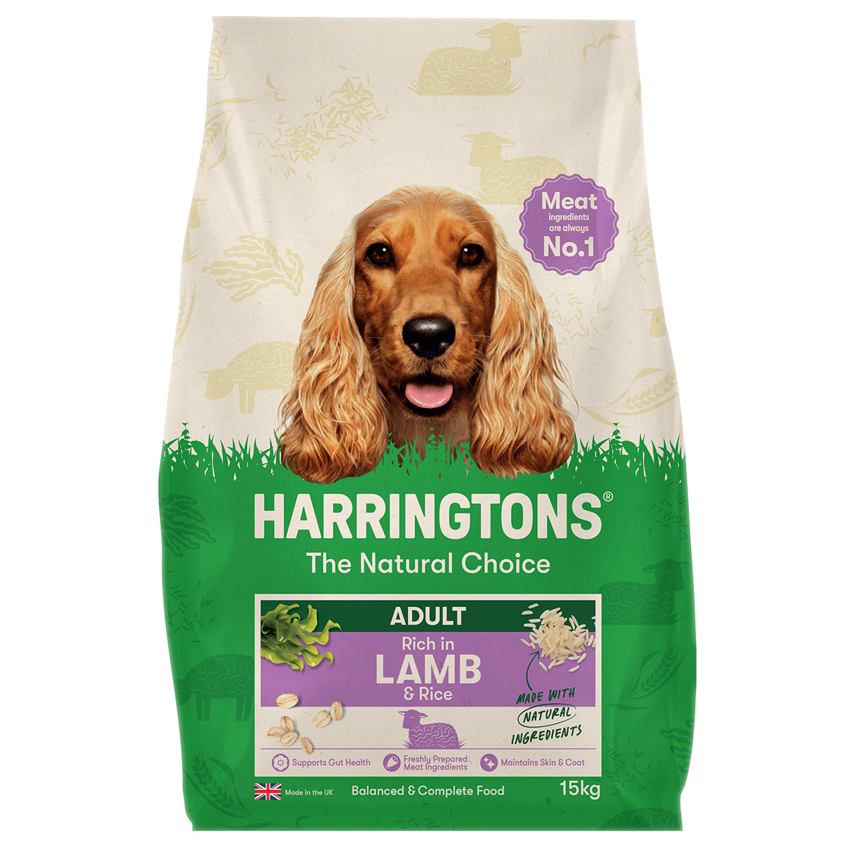 Harringtons Adult Lamb & Rice Dry Dog Food 15kg Dry Dog Food Harringtons