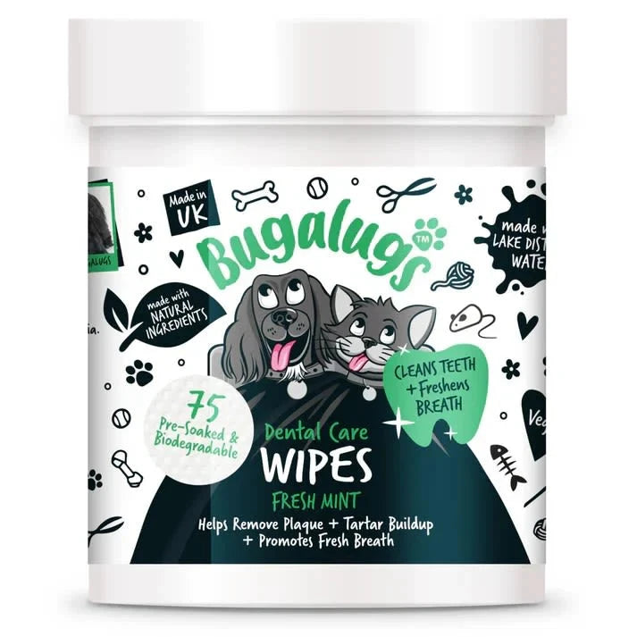 Bugalugs Dental Wipes 75pc Bugalugs