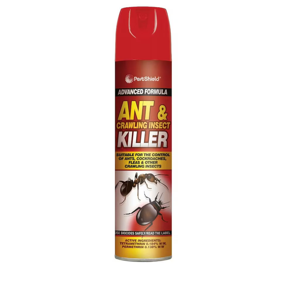 Pest Shield Adv Ant & Crawling Killer Aerosol 300ml Pestshield