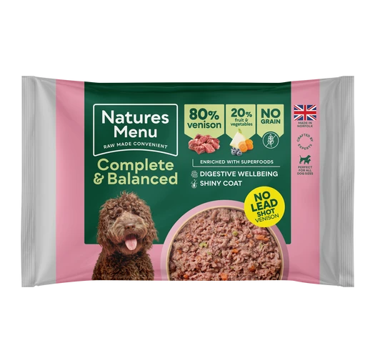 Natures Menu 80/20 Block Venison 500g ❄ Natures Menu