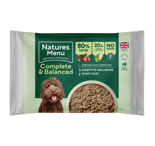 Natures Menu 80/20 Block Lamb 500g ❄ Natures Menu