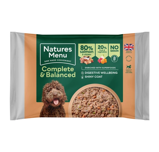 Natures Menu 80/20 Block Salmon & Chicken 500g ❄ Natures Menu