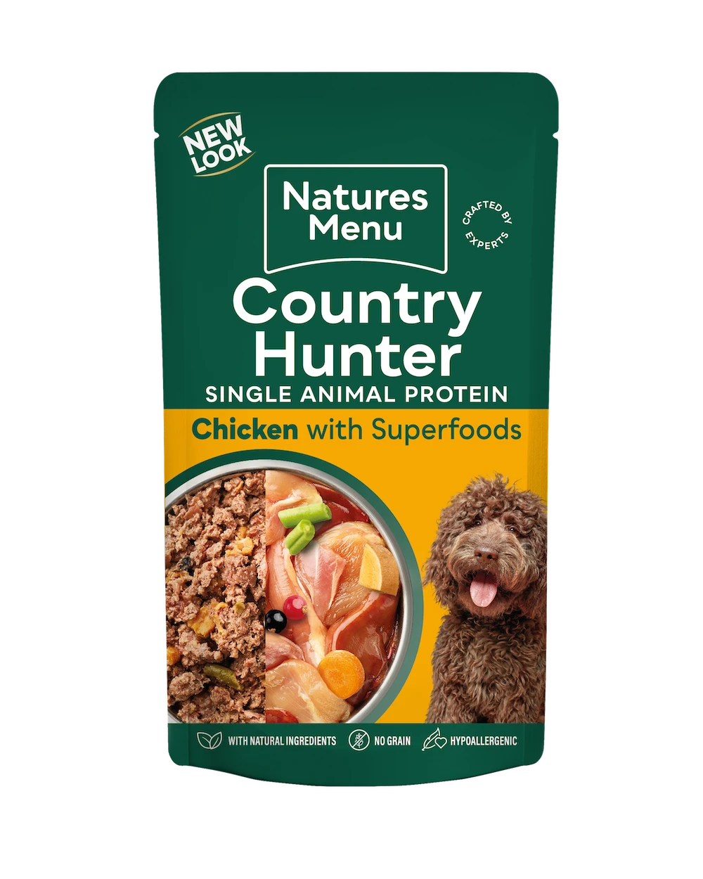 Natures Menu Country Hunter Chicken Pouch 150g Wet Dog Food Natures Menu