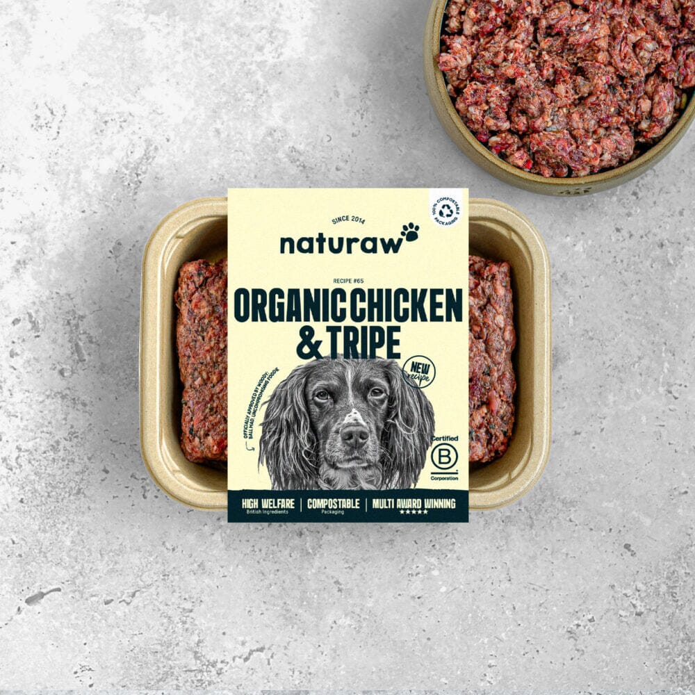 Naturaw Organic Chicken & Tripe 500g Naturaw