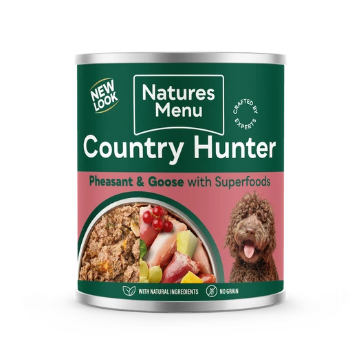 Natures Menu Country Hunter Pheasant/Goose 600g Wet Dog Food Natures Menu