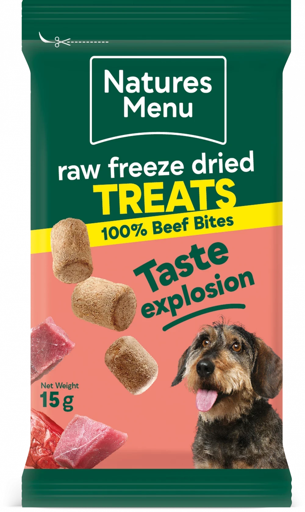 Natures Menu Freeze Dried Bites Beef 15g Natures Menu