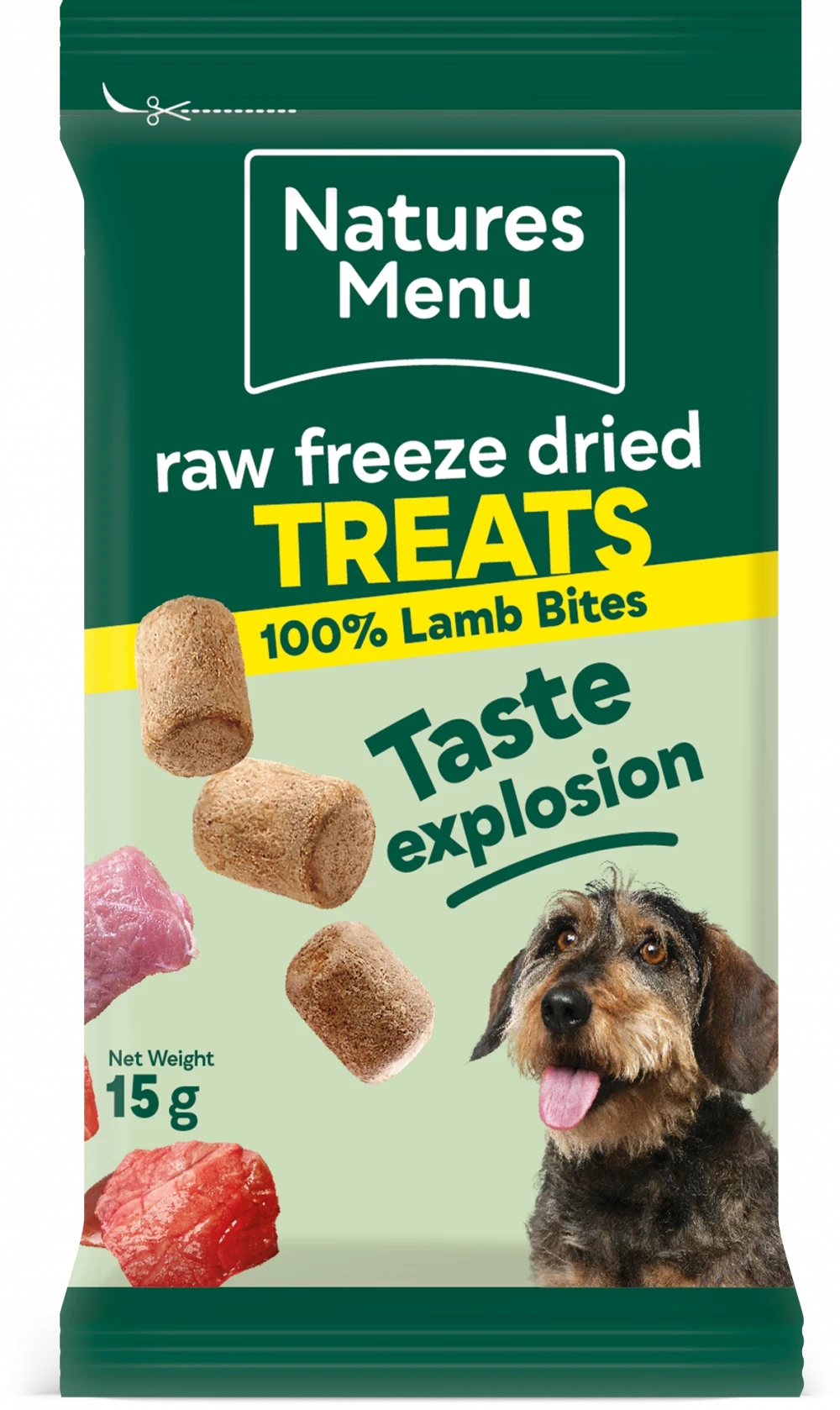 Natures Menu Freeze Dried Bites Lamb 15g Natures Menu