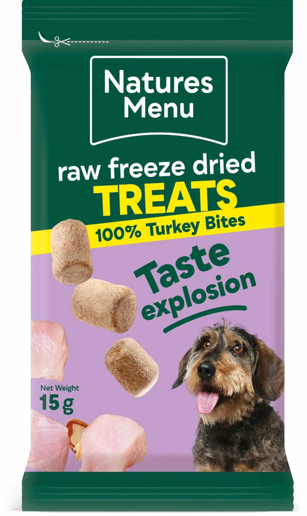 Natures Menu Freeze Dried Bites Turkey 15g Natures Menu