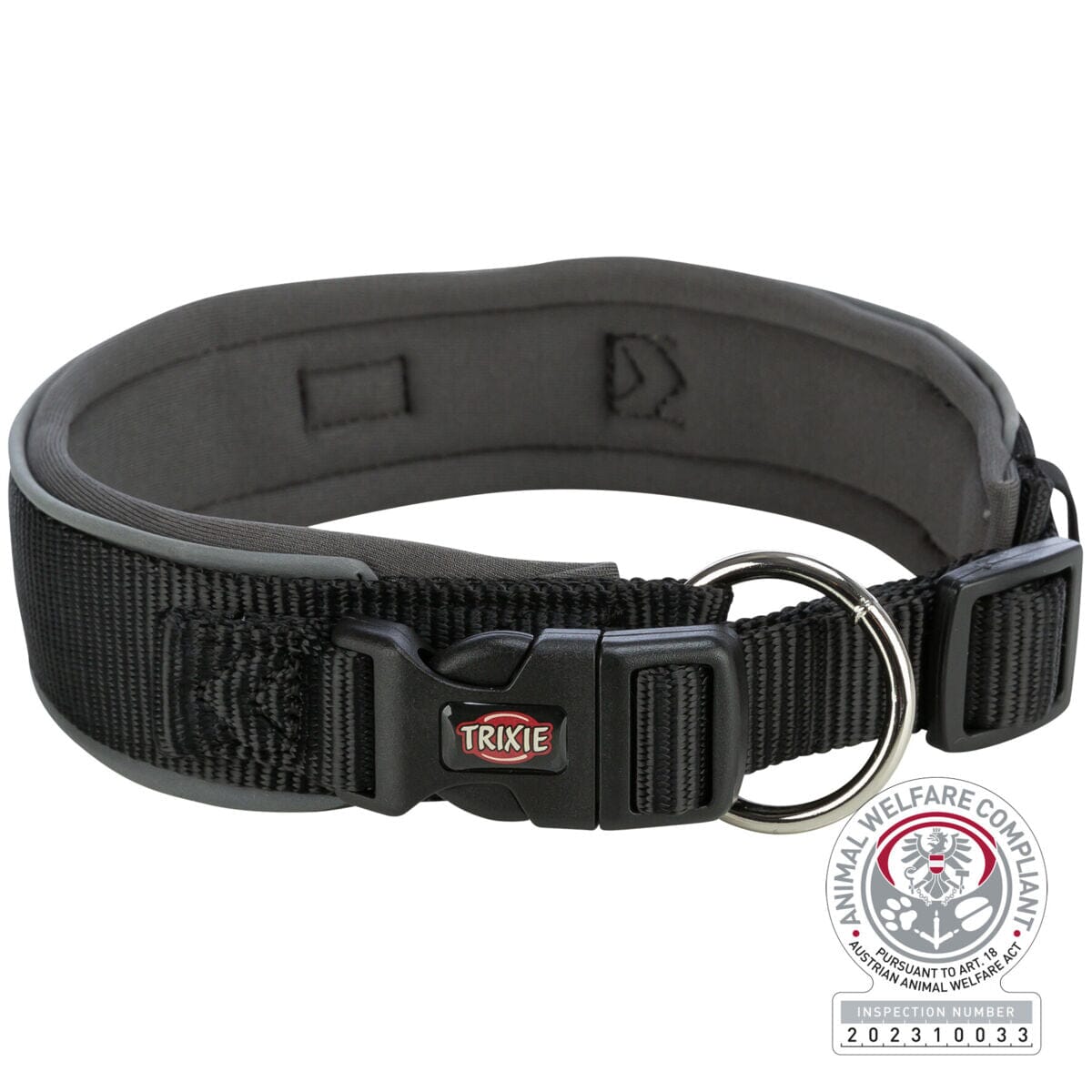 Trixie Padded Collar Extra-Wide Trixie Black Medium-Large