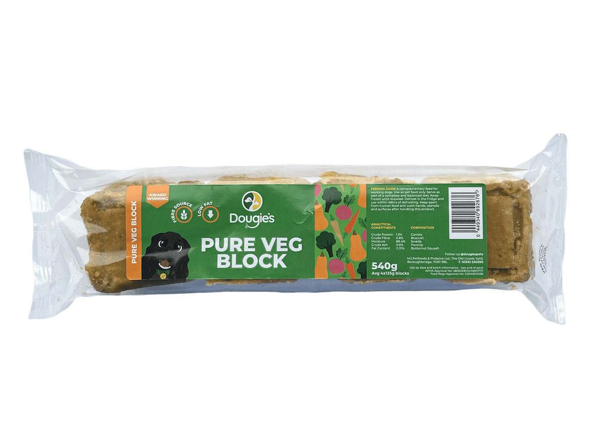 Dougies Pure Veg Blocks for Dogs 540g ❄ Dog Food Toppers Dougies