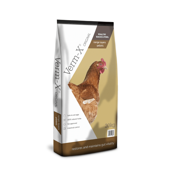 Layers Pellets 20kg Verm X Poultry Copdock Mill