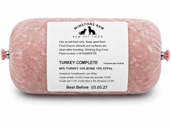 Winstons Turkey Complete 80:10:10 454g Winstons Raw